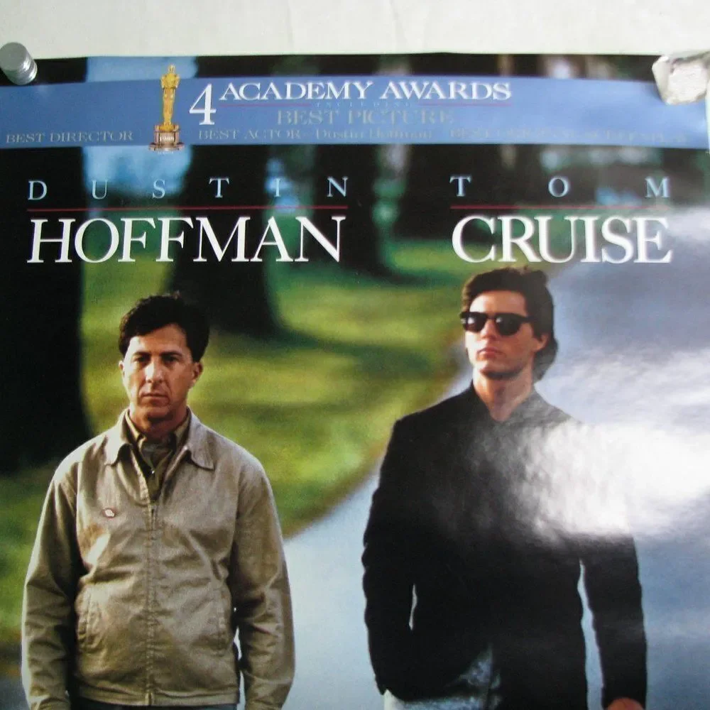 Vintage Rain Man Movie Poster